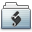 Script Folder Graphite Stripe Icon 32x32 png